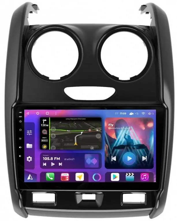 Штатная магнитола для Renault Duster 2015-2020, Lada Largus 2021+ (подрулевой джойстик) на Android 13, QLED/2K, 4G - FarCar S500 Plus (3008M) Штатная магнитола для Renault Duster 2015-2020, Lada Largus 2021+ (подрулевой джойстик) на Android 13, QLED/2K, 4G - FarCar S500 Plus (3008M)