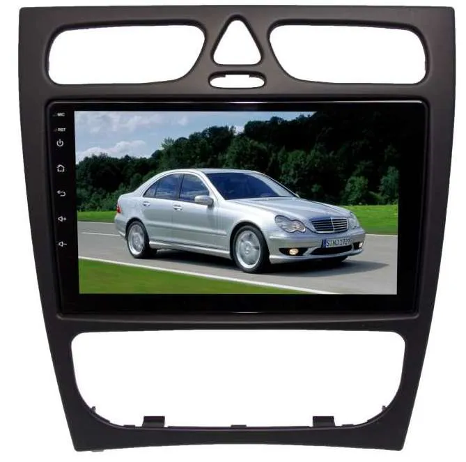 Магнитола Mercedes-benz C-class W203 CLK-class W209 Viano, Vito LeTrun 3370-4217 9 дюймов VT Android 10.x MTK-L 2+16 Gb ASP