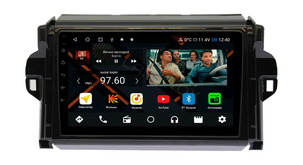 Штатная магнитола Toyota Fortuner 2017+ на Android 11 - Cardrox CD-4127M Штатная магнитола Toyota Fortuner 2017+ на Android 11 - Cardrox CD-4127M