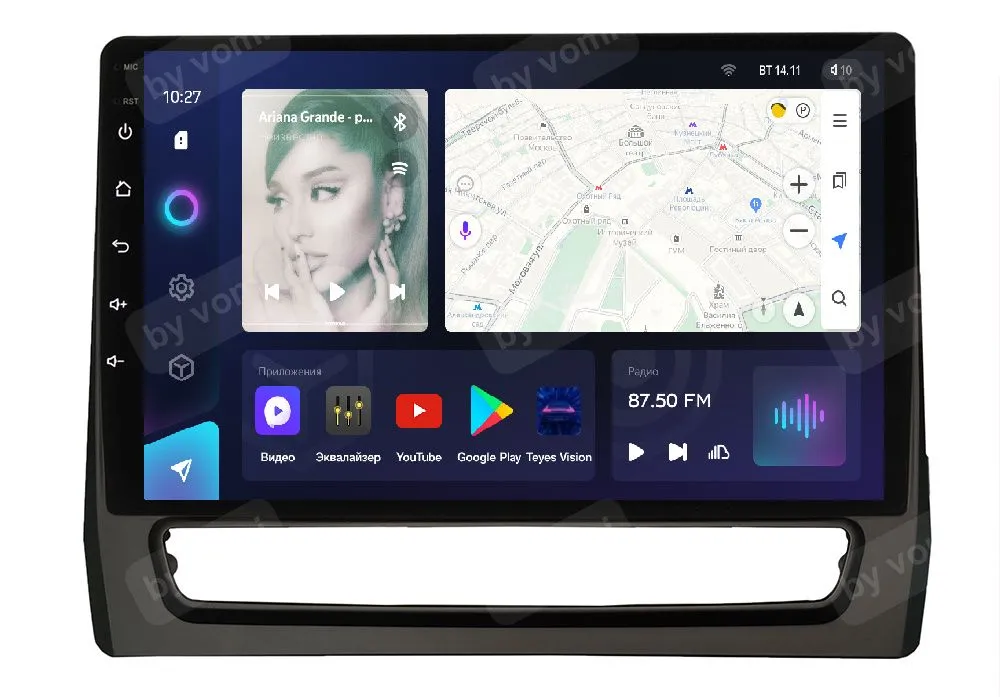 Штатная магнитола TEYES CC3L/CC3/CC3 2K для Mitsubishi ASX 3-й рестайлинг 03.2019+ на Android 10 TEYES-CC3-546R10