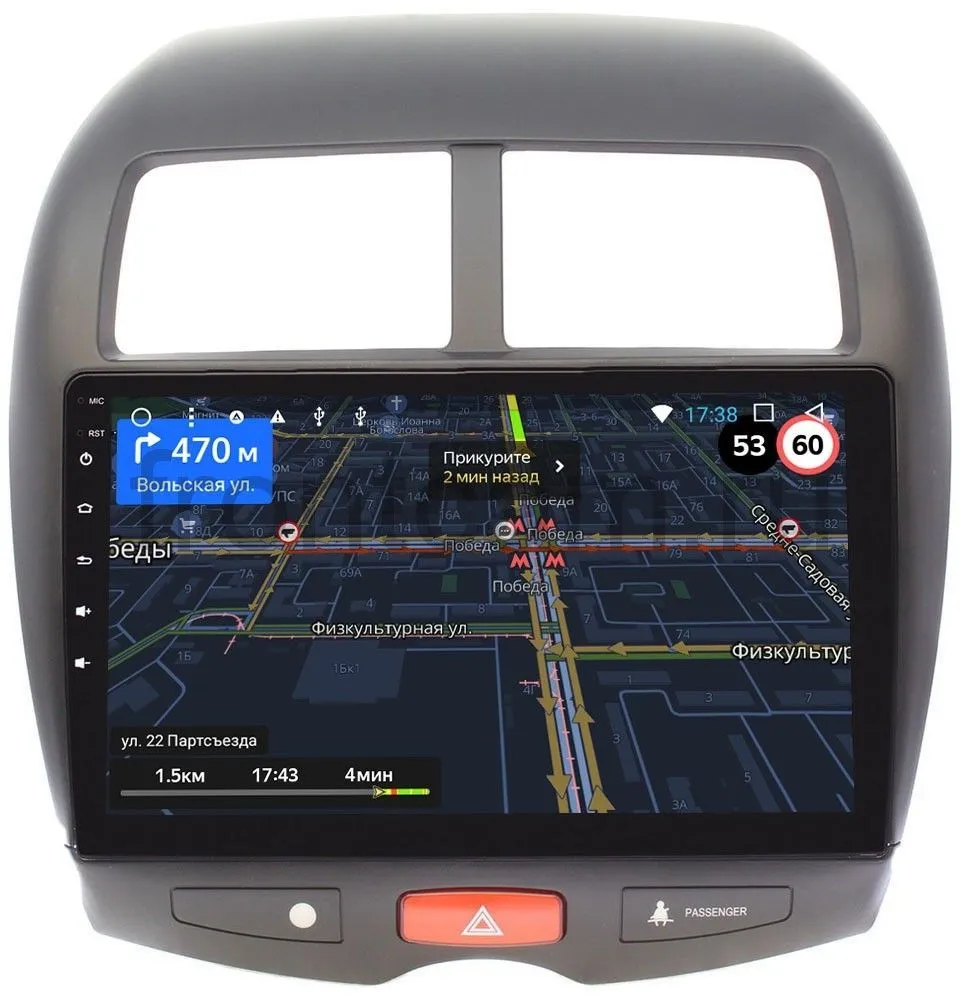 Штатная магнитола для Peugeot 4008 2012-2018 OEM RS10-1032 на Android 9.1