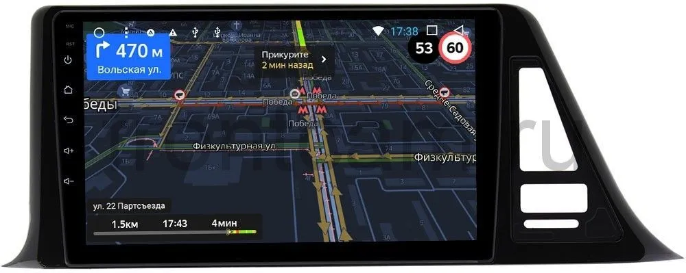 Штатная магнитола для Toyota C-HR I 2016-2020 (левый руль) OEM RS9-9124 Android 9.1