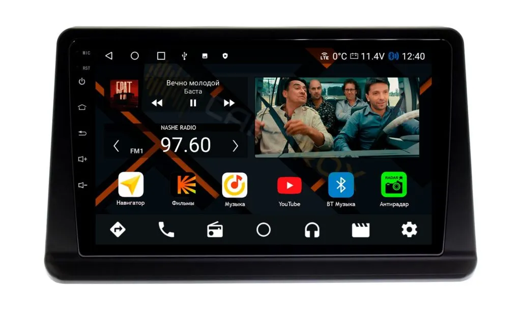 Штатная магнитола Mitsubishi Pajero 2 1991-2005 на Android 11 - Cardrox CD-4936M