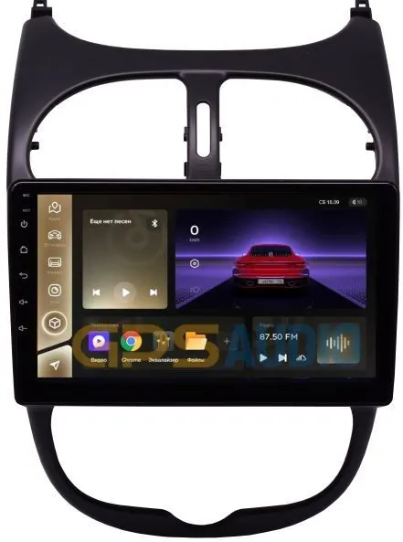 Штатная магнитола Teyes CC3 3+32Гб для Peugeot 206 на Android 10 (3/32Гб)