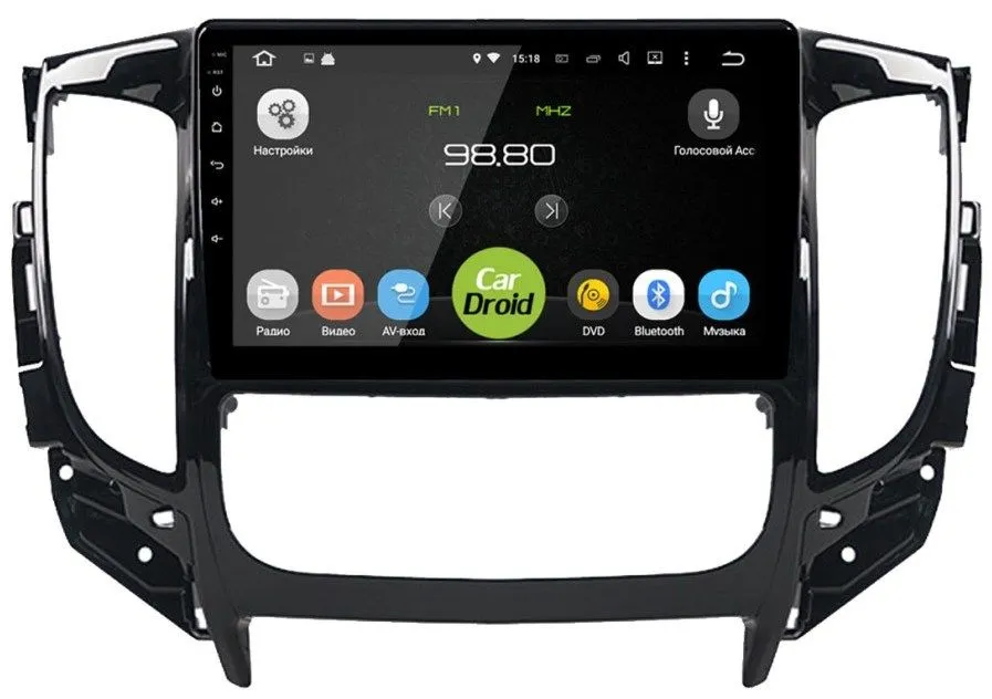 Штатная магнитола CarDroid RD-2616F для Mitsubishi Pajero Sport 2016 (Android 10)