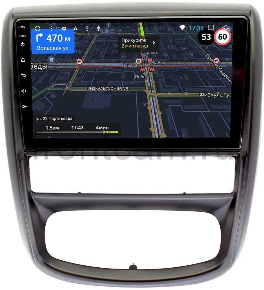 Штатная магнитола для Nissan Terrano III 2014-2016, Terrano III 2017-2019 OEM RS9-9275 на Android 9.1