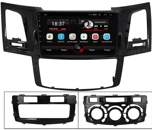Штатная магнитола VOMI AK357R9-MTK Toyota Hilux 2011-2015 на Android 10
