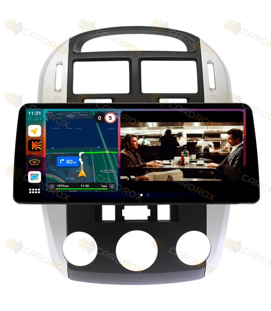 Штатная магнитола Kia Cerato 2004-2008, Forte на Android 10, DSP, 4G, IPS, Carplay - Cardrox CD-4320-12 (12 дюймов)