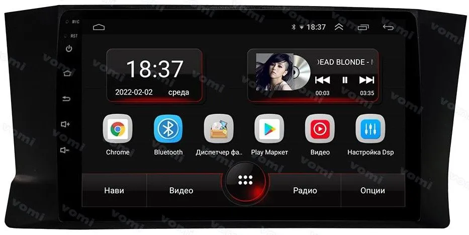 Штатная магнитола VOMI AK570R9-MTK-LTE-4-64 для Zotye Coupa 2018+ на Android 10