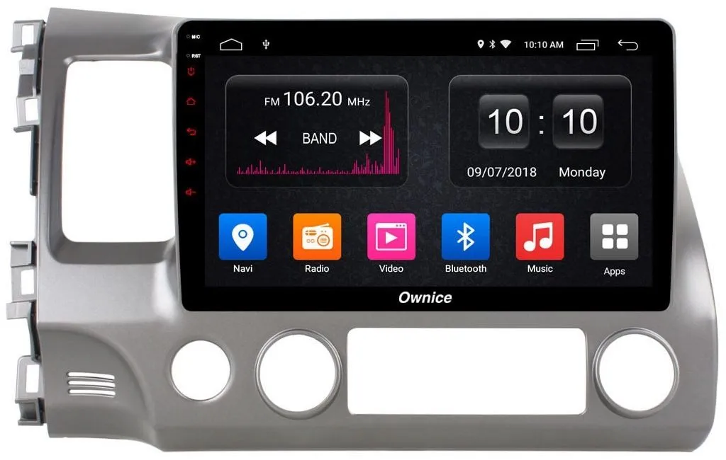 Штатная магнитола Ownice G30 S1647J для Honda Civic 8 (Android 9.0)