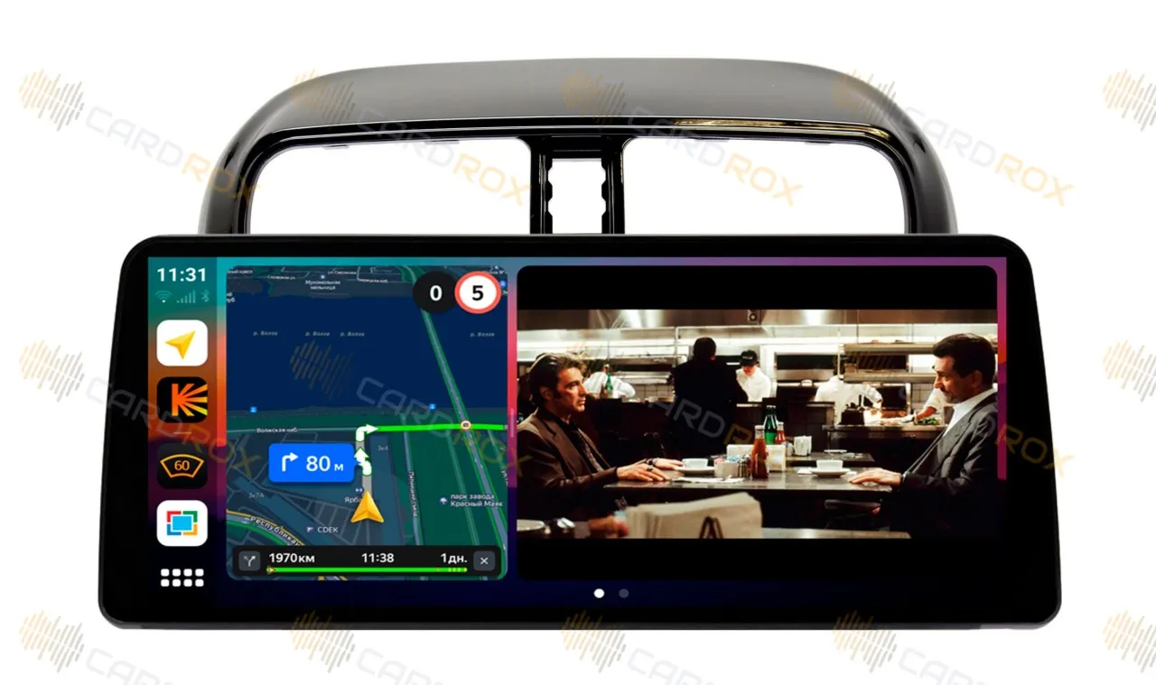 Штатная магнитола Mitsubishi Mirage 2012-2020 на Android 10, DSP, 4G, IPS, Carplay - Cardrox CD-4630-12 (12 дюймов)