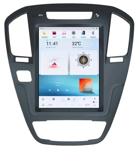 Магнитола Tesla для OPEL Insignia 2009–2013 черный на Android 11 - Carmedia ZF-1069BL-Q6