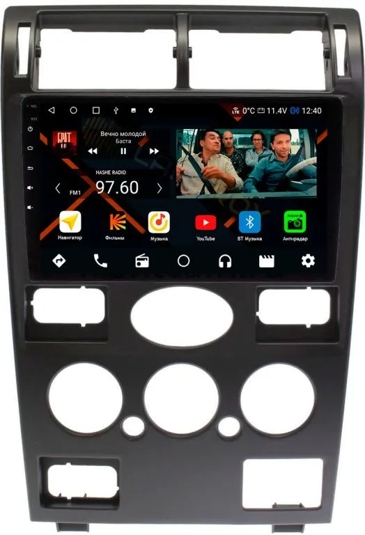 Штатная магнитола Ford Mondeo 2000-2003 (седан), черная на Android 11 - Cardrox CD-4675M