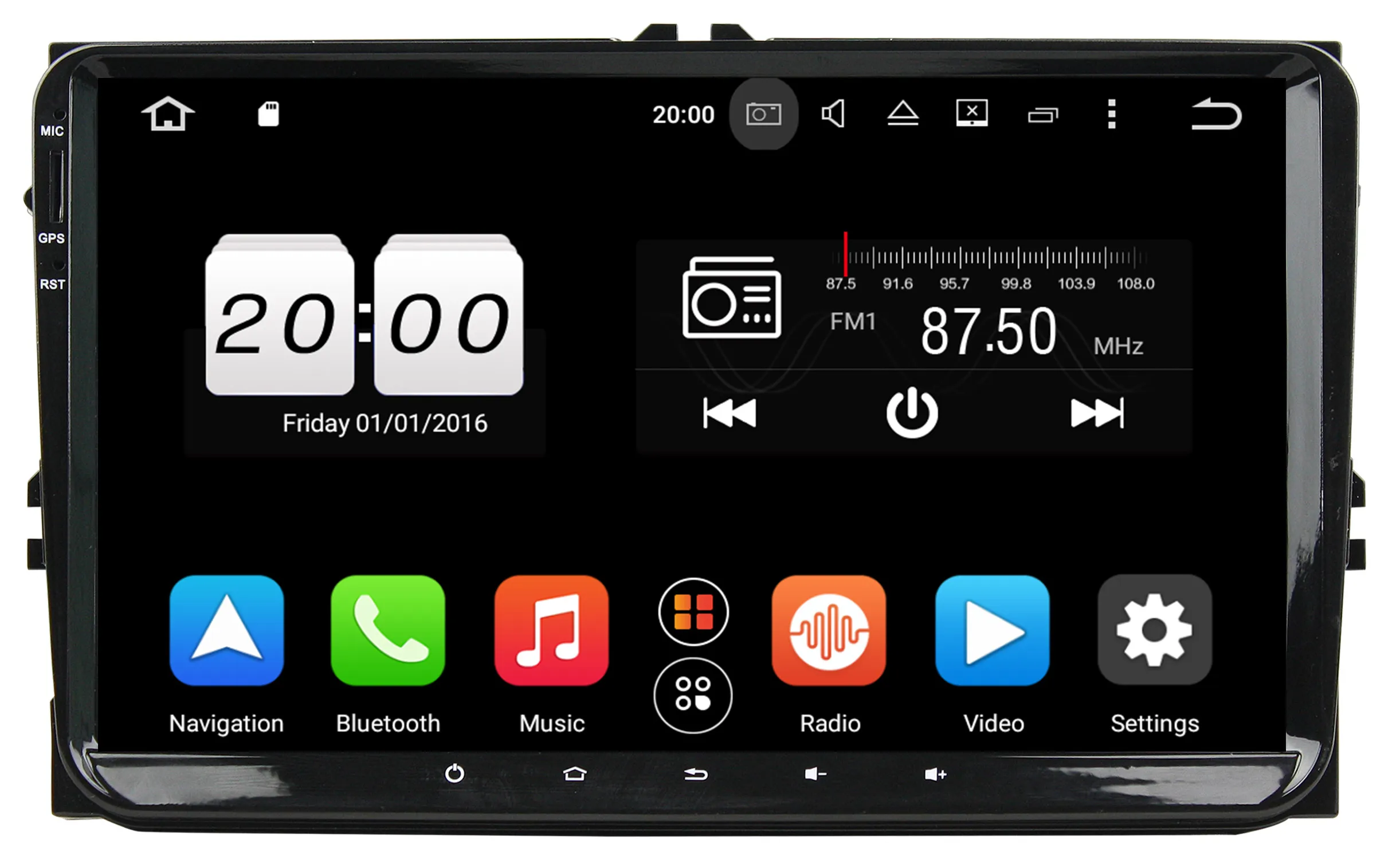 Штатное головное устройство Android 7.1 Newsmy KD-9613-P3-7 для Volkswagen Skoda и Seat