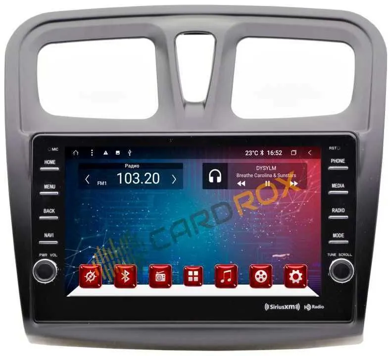 Штатная магнитола Renault Logan 2014-2020, Sandero 2014-2020 на Android 10 CARDROX FD-4321