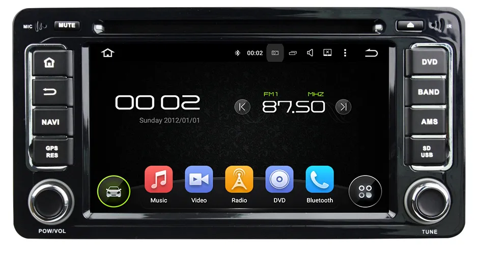 Штатное головное устройство Android 7.1 Newsmy KD-6243-P3-7 для Автомобилей MITSUBISHI 206*105мм