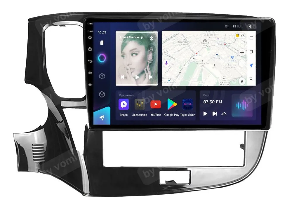 Штатная магнитола TEYES CC3L/CC3/CC3 2K для Mitsubishi Outlander 3 2020+ на Android 10 TEYES-CC3-482R10