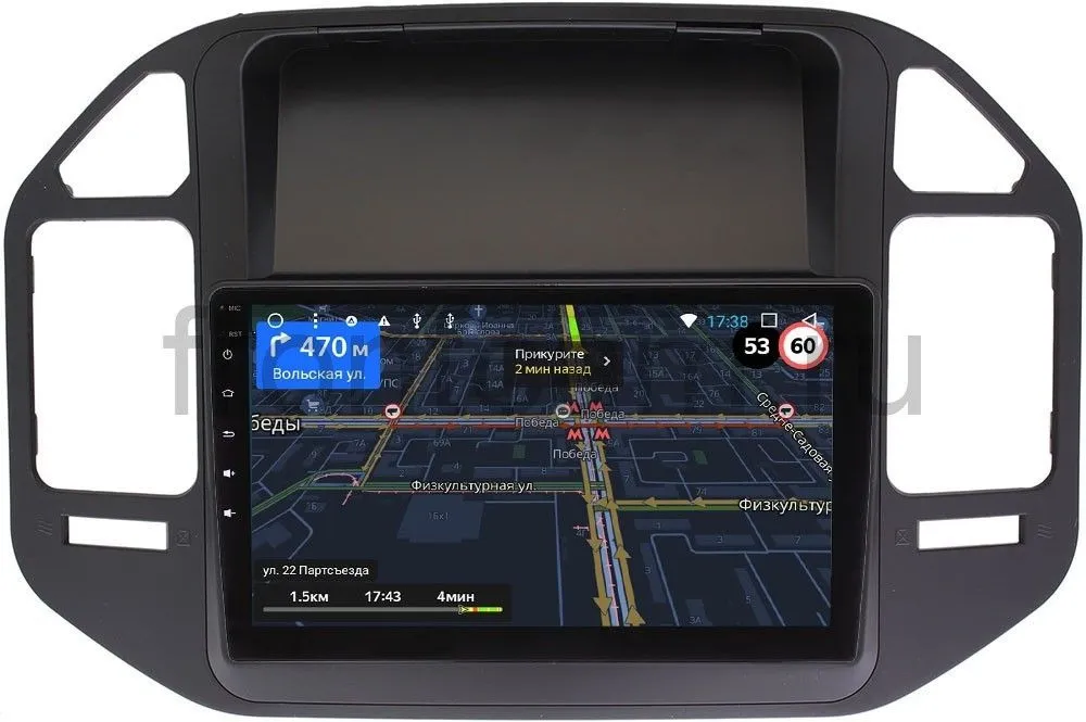 Штатная магнитола для Mitsubishi Pajero III 1999-2006 OEM RS9-266 на Android 9.1