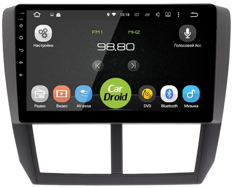 Штатная магнитола CarDroid RD-3403F для Subaru Forester 2008-2012 (Android 10)