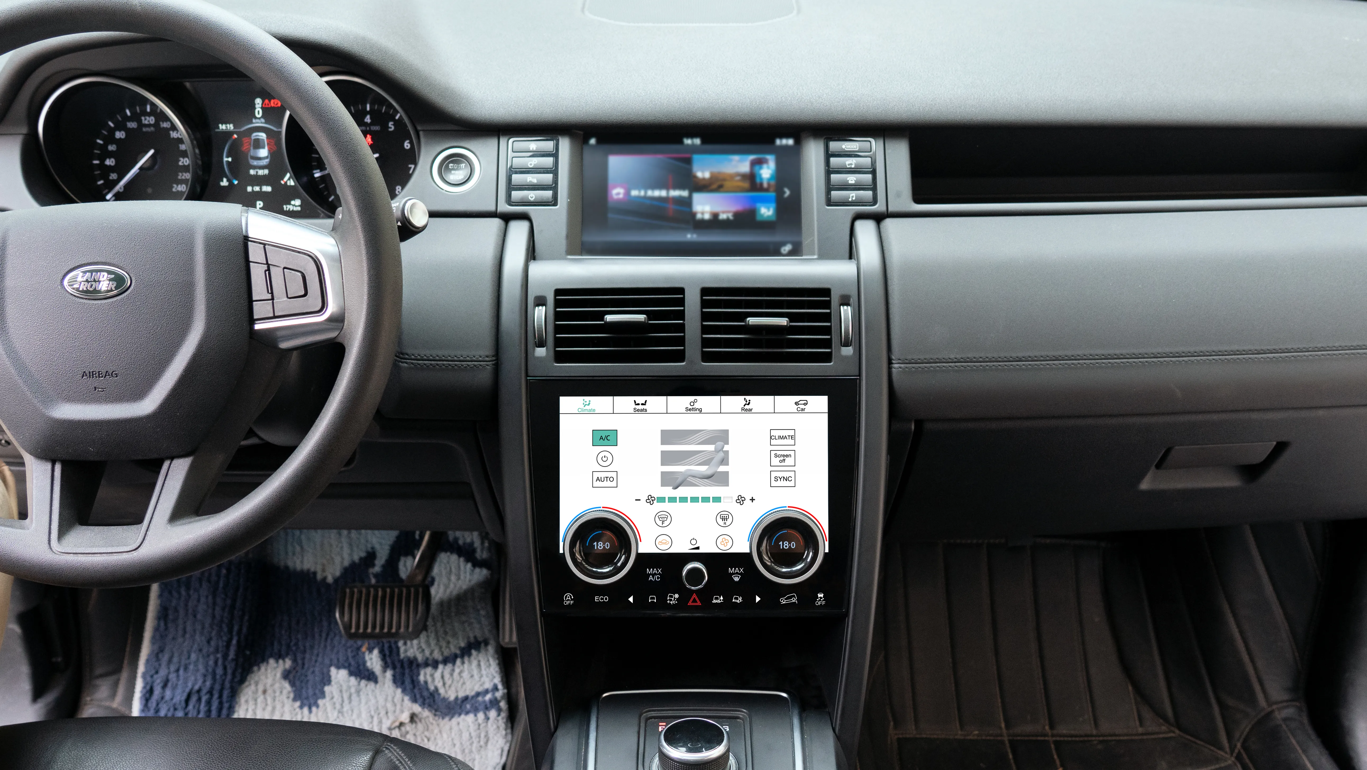 Панель управления климатом для Land Rover RR Discovery Sport 2017-2019   - Carmedia ZF-2005