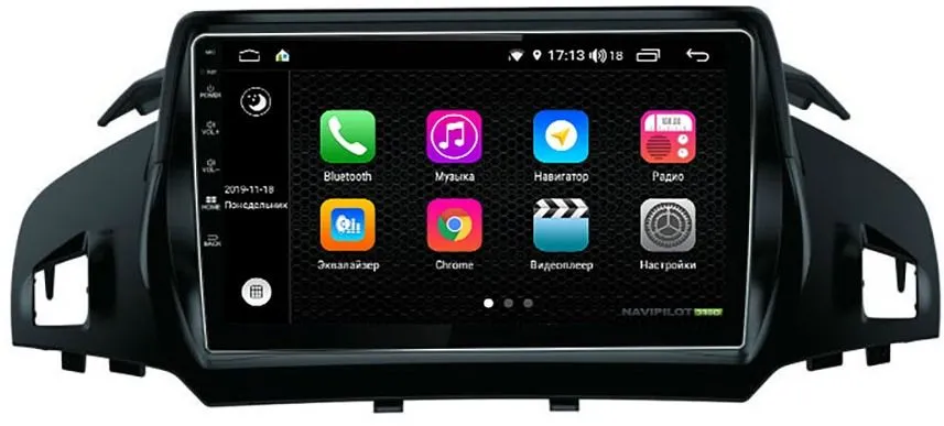 Штатное головное устройство Ford Kuga (2013-2016) 9 дюймов на Android 10 NaviPilot NPD10L-WTG-F362-09