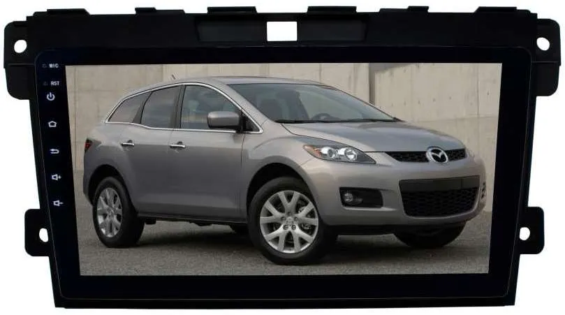Штатная магнитола для Mazda CX7 LeTrun 2739-3150 9 дюймов (крутилки) NS 2+16 Gb MTK-L Android 10.x DSP ++