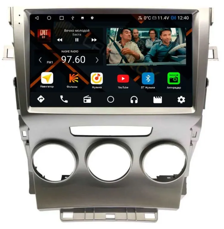 Штатная магнитола Toyota Verso 2009 - 2015 авто с кондиционером на Android 11, DSP, 4G, IPS / QLED 2K, Carplay - Cardrox CD-4871