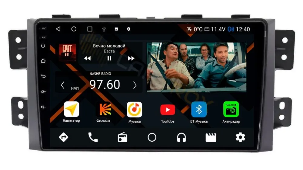 Штатная магнитола Kia Mohave 2008-2016 (для авто без камеры и усилит. Infinity) на Android 11, DSP, 4G, IPS / QLED 2K, Carplay - Cardrox CD-4142