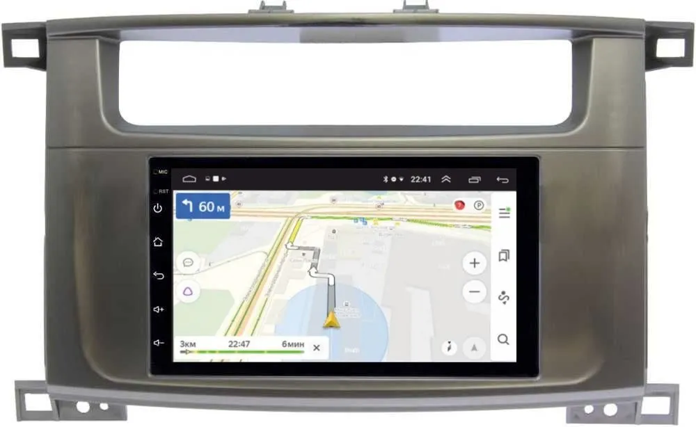 Магнитола Toyota LC 100 2002-2007 OEM (GT7-RP-TYLC105) на Android 10