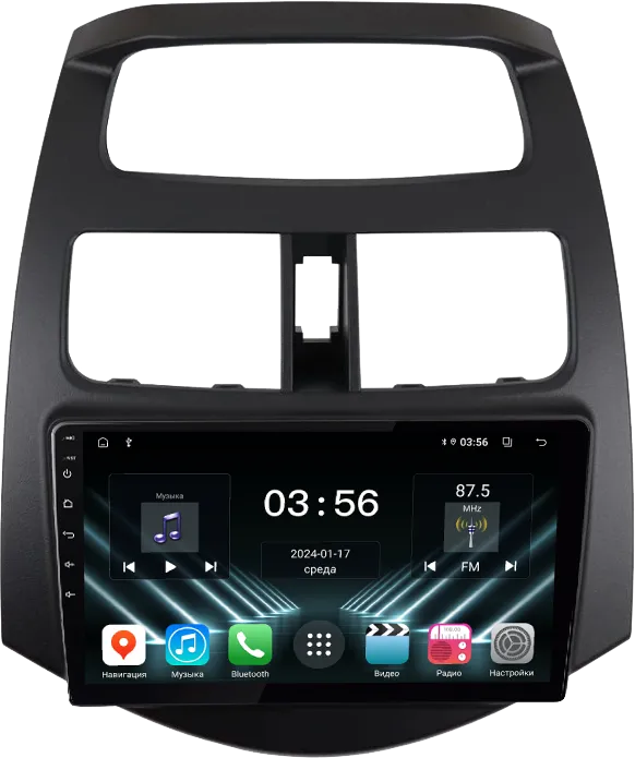 Штатная магнитола для Chevrolet Spark 2010-2016, Daewoo Matiz 2009-2016, Ravon R2 2016-2020 на Android 13 - FarCar (D/DX3039M)