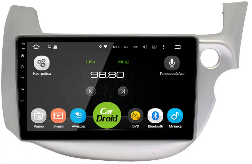 Штатная магнитола Roximo CarDroid RD-1902F для Honda Fit 2, 2007-2014 Штатная магнитола Roximo CarDroid RD-1902F для Honda Fit 2, 2007-2014