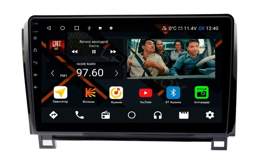 Штатная магнитола Toyota Tundra 2007-2013, Sequoia 2007-2021 (без поддержки штатной камеры) на Android 11 - Cardrox CD-4070M