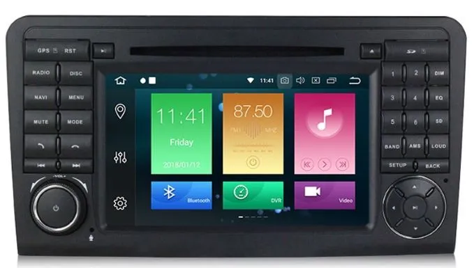 Штатное головное устройство Mercedes-Benz ML класс 2005-2011, GL класс 2006-2012 на Android 10 Carmedia MKD-7008-P30