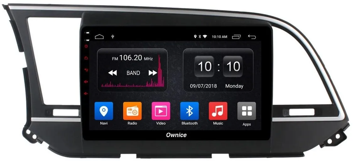 Штатная магнитола Ownice G30 S9708J для Hyundai Elantra 6 (Android 9.0)