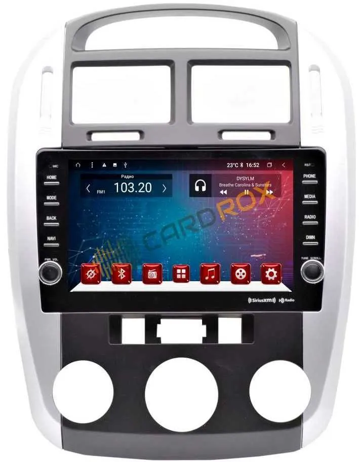 Головное устройство на Android 10 для Kia Cerato 2004-2008 CARDROX FD-4320-TS10-4-64 с кнопками и DSP процессором
