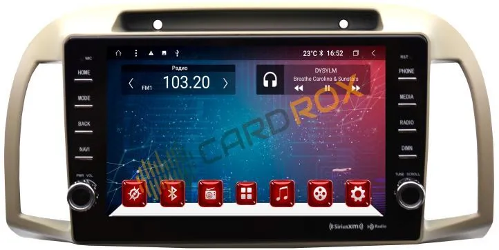 Магнитола для Nissan March, Micra 2002-2010 на Android 10 CARDROX FD-4598-TS10-4-64