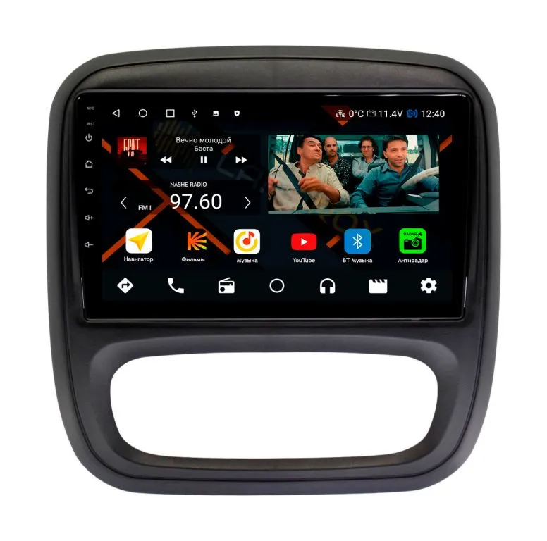 Штатная магнитола Renault Trafic 2014-2022, Opel Vivaro 2014-2019 на Android 11 - Cardrox CD-4618M