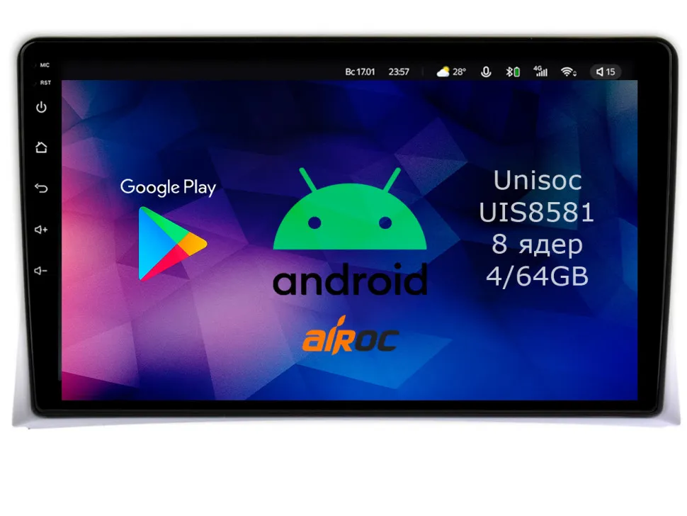 Штатная магнитола Roximo RM-3710 для VW Multivan T5, 2003-2015