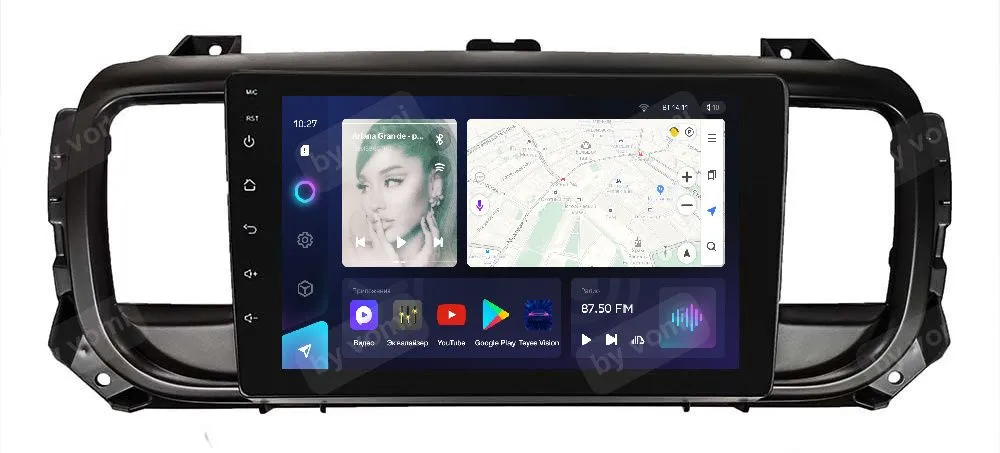 Штатная магнитола TEYES CC3L/CC3/CC3 2K для Citroen Jumpy 3 рестайлинг 03.2016+, Spacetourer 12.2016+ на Android 10 TEYES-CC3-507R9