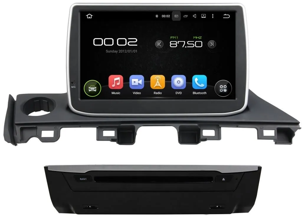 Штатная автомагнитола Mazda 6 2015-2018 Carmedia KD-9806-P30 Android 10 DSP Штатная автомагнитола Mazda 6 2015-2018 Carmedia KD-9806-P30 Android 10 DSP