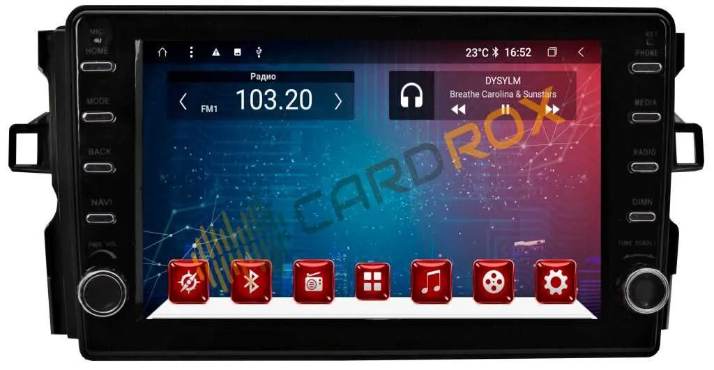 Штатная магнитола Toyota Auris 2007-2012 на Android 10 CARDROX FD-4431