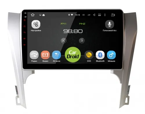 Штатная магнитола CarDroid RD-1118F для Toyota Camry v50 (Android 10)