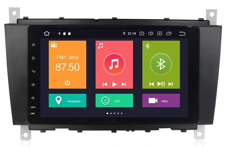 Штатная автомагнитола Android 10 Carmedia XN-M820-P30 для Mercedes-Benz G-класс W463 2007-2012, C-класс W203 2004-2007, CLK, CLC, SLK