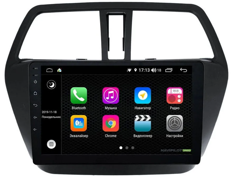 Штатное головное устройство Suzuki SX4 NEW (2014-) 9 дюймов на Android 10 NaviPilot NPD10L-WTG-SZ438-09