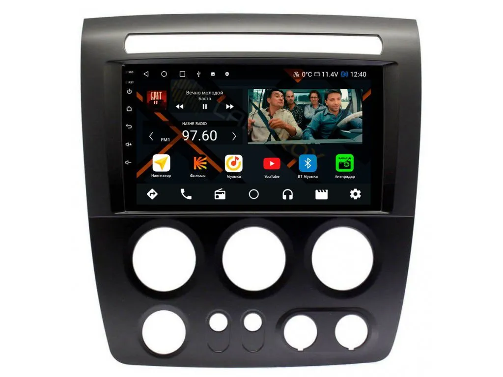 Штатная магнитола Hummer H3 2005-2010 на Android 11 - Cardrox CD-4458M