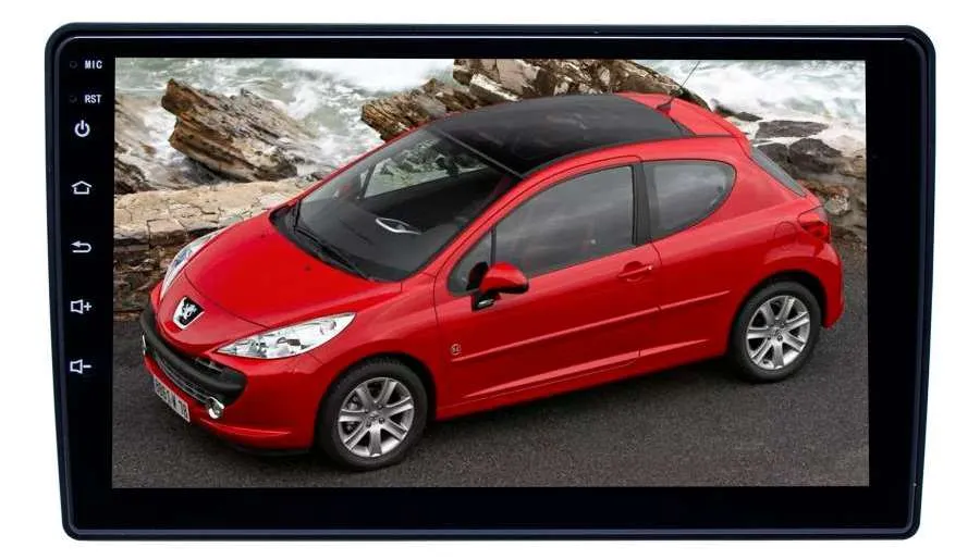 Магнитола Peugeot 207 2006-2012 гг., 307 2001-2008 гг., Чёрный цвет LeTrun 3191-4217 9 дюймов VT Android 10.x MTK-L 2+16 Gb ASP