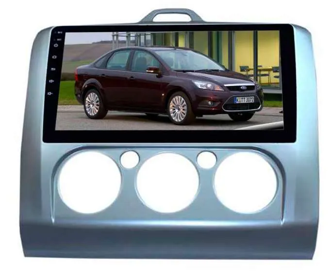 Магнитола Ford Focus 2 05-10 г кондиционер LeTrun 2445-4217 9 дюймов VT Android 10.x MTK-L 2+16 Gb ASP