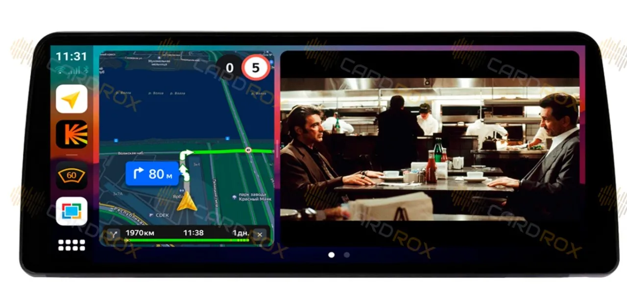 Штатная магнитола Mitsubishi Colt, Colt Plus 2004 - 2012 на Android 10, DSP, 4G, IPS, Carplay - Cardrox CD-4877-12 (12 дюймов)