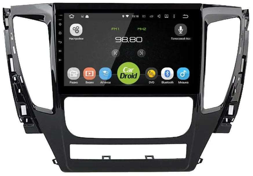 Штатная магнитола CarDroid RD-2615F для Mitsubishi Pajero Sport 2016 (Android 10) Штатная магнитола CarDroid RD-2615F для Mitsubishi Pajero Sport 2016 (Android 10)