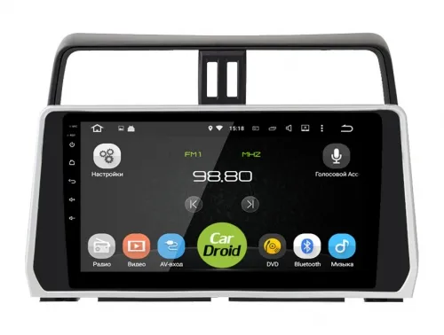 Штатная магнитола CarDroid RD-1126F для Toyota Land Cruiser Prado 150, 2017 (Android 10) Штатная магнитола CarDroid RD-1126F для Toyota Land Cruiser Prado 150, 2017 (Android 10)